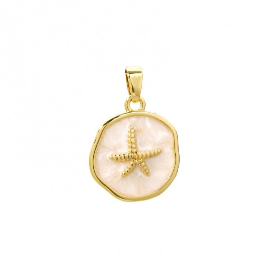 Cream Starfish Charm