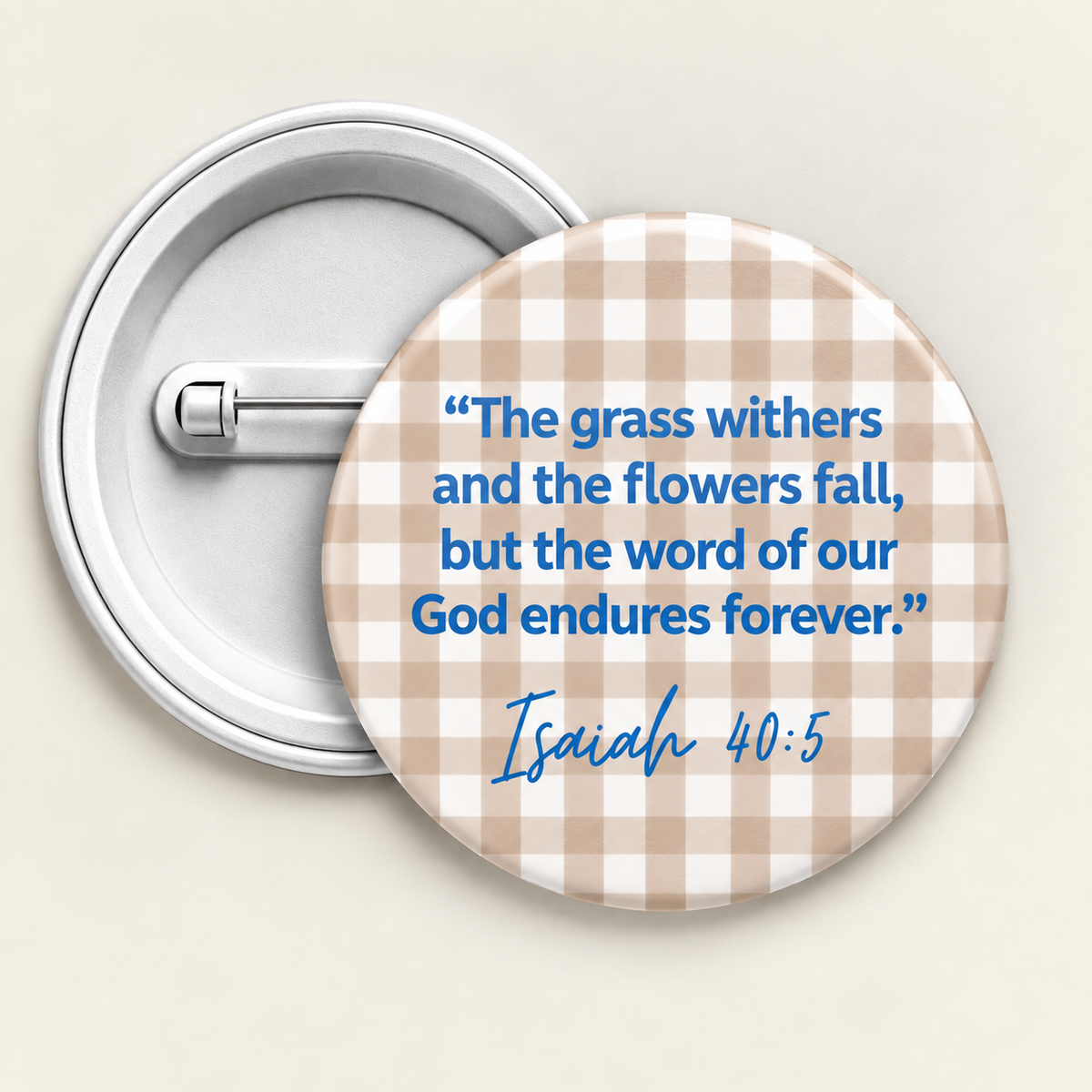 Isaiah 40:5 Button