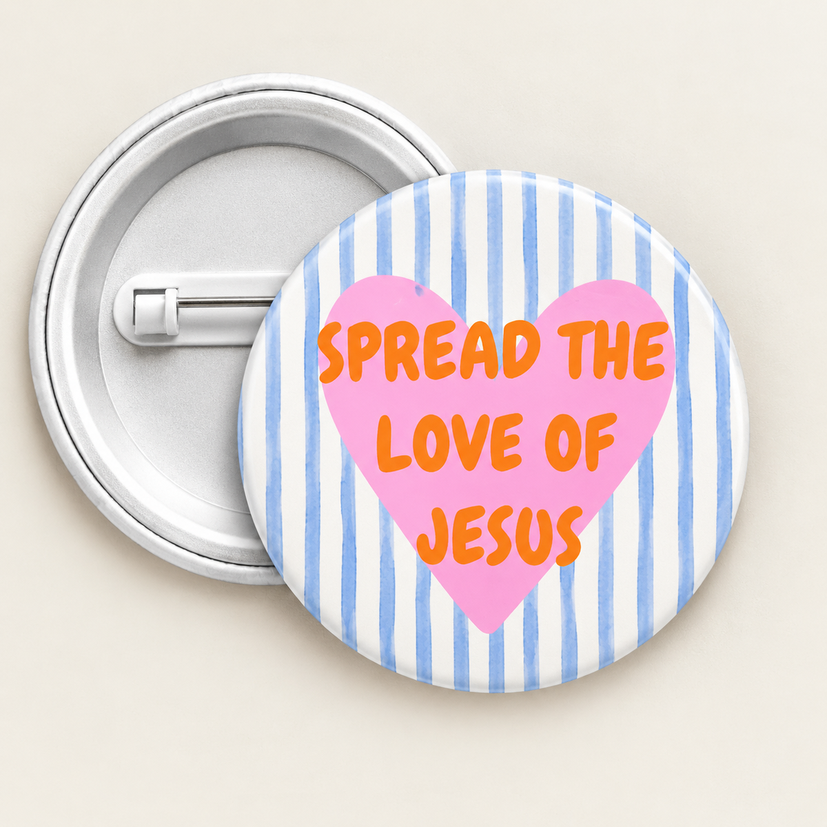 Spread the love of Jesus Button