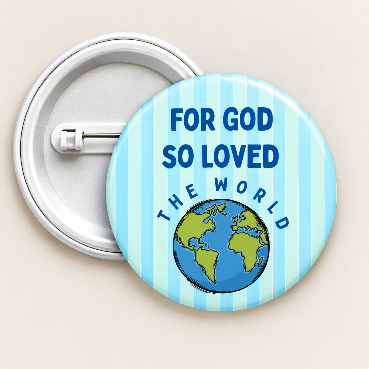 For God So Loved The World Button