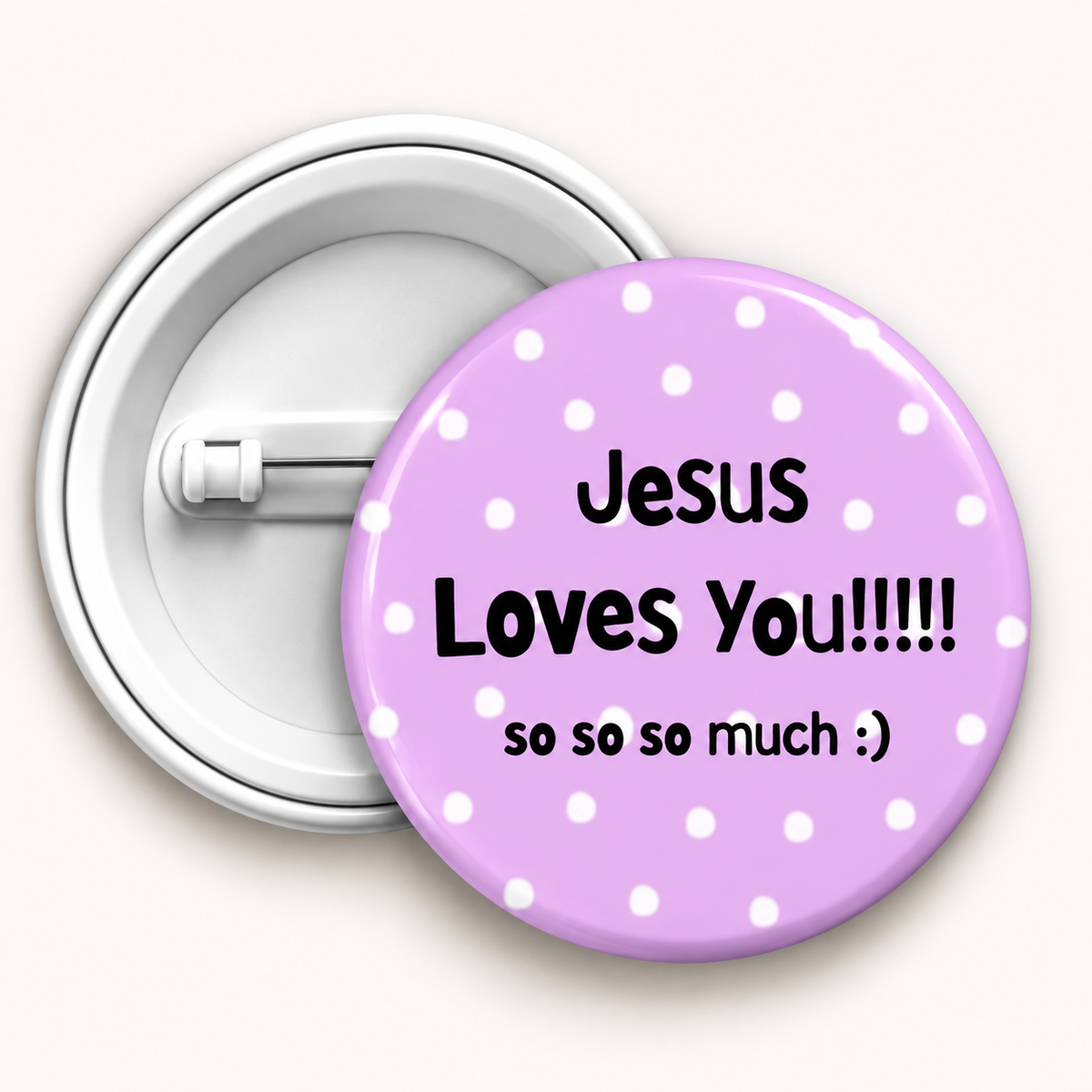 Jesus Loves You Button