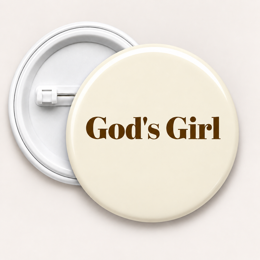 God's Girl Button