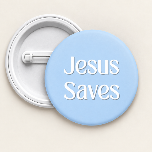Jesus Saves Button