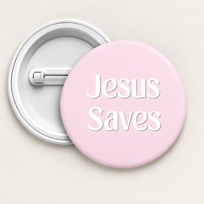 Jesus Saves Button