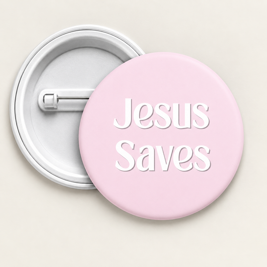 Jesus Saves Button