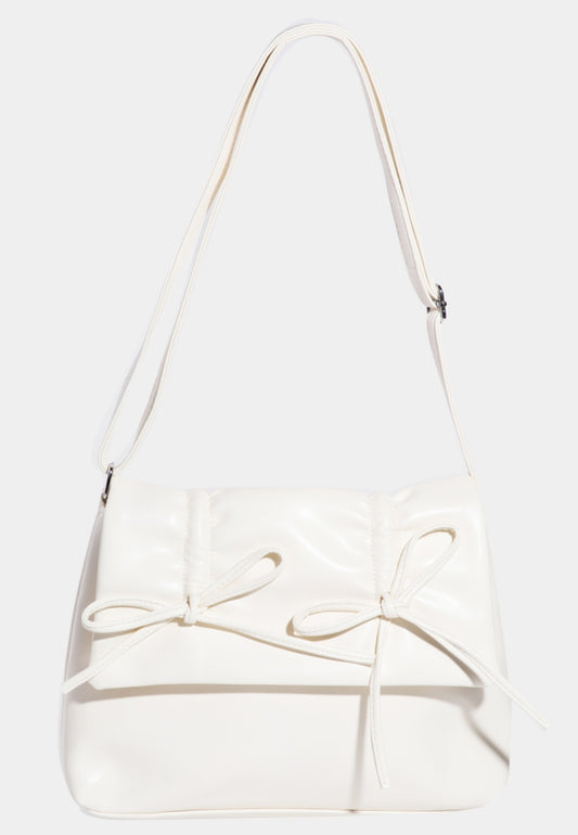 The Minimal Bow Shoulder Bag