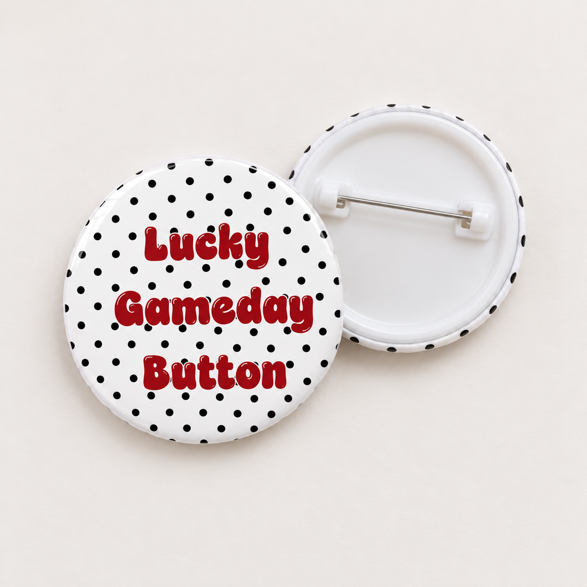 Lucky Game Day Button
