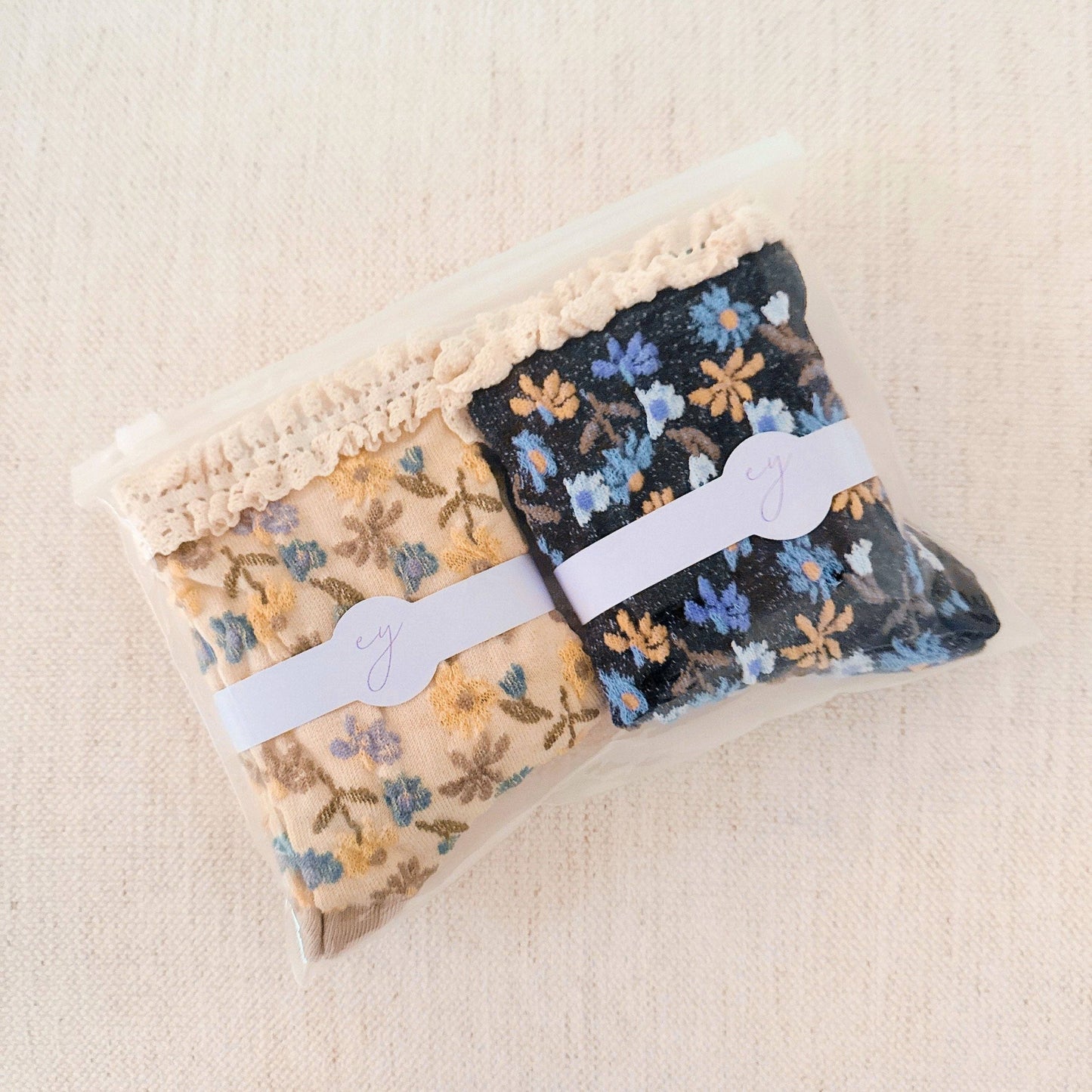 Vintage Blossom Socks